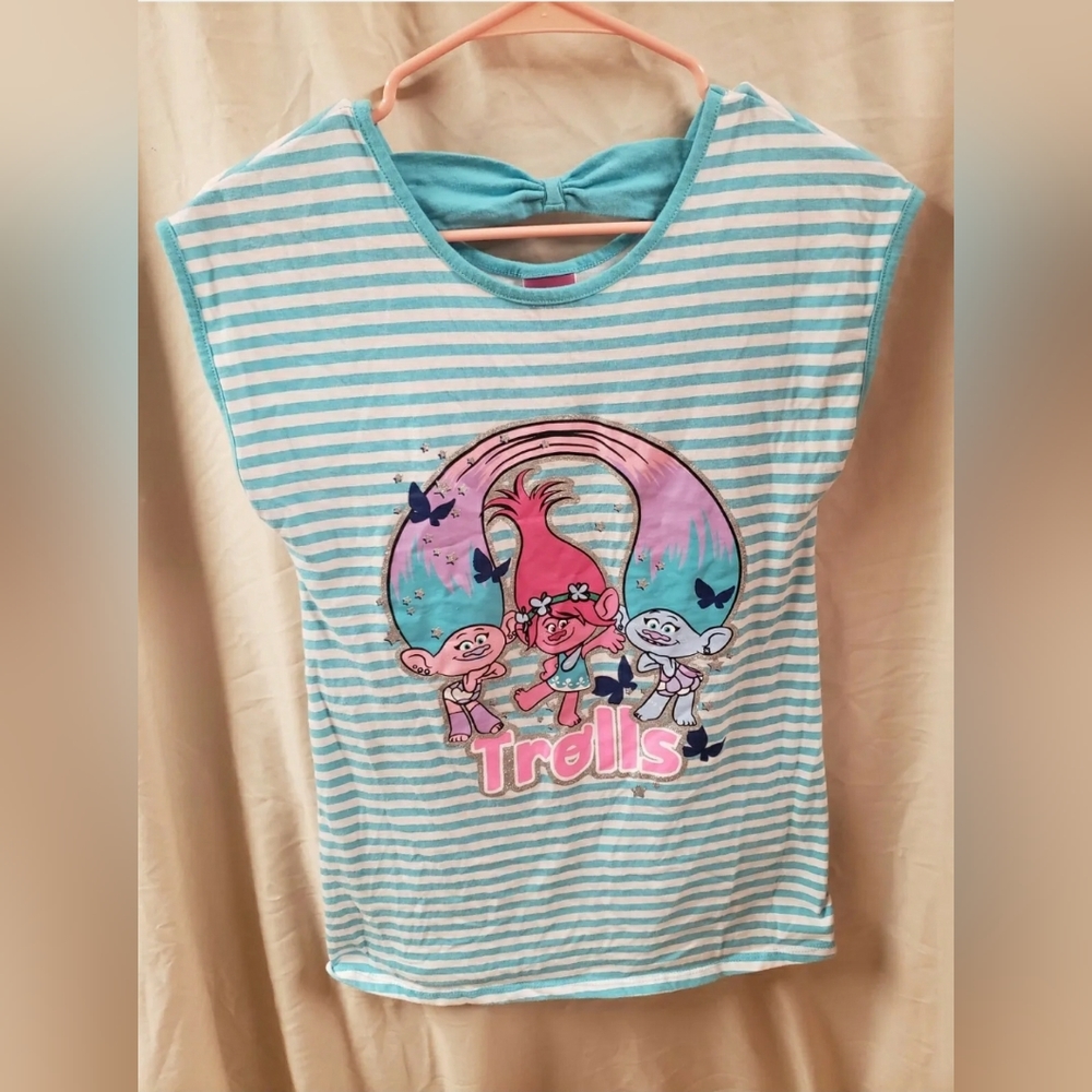DreamWorks Trolls Girls Short-sleeve T-shirt Sz L 14-16